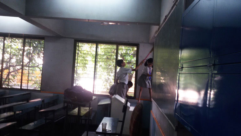 Cleaning the Classrooms